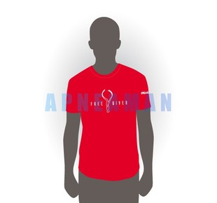 Oblečení - tričko Freediver AA - krátký rukáv, červené
