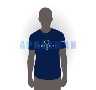 Clothing - T-shirt Freediver AA - short sleeve, blue