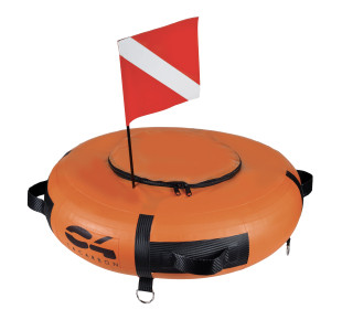 Buoys and equipment - buoy C4, Tavolara Freediving, orange