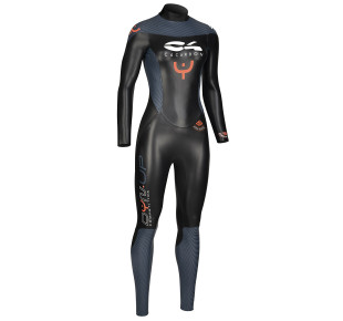 Neoprene suits - wetsuit C4, DYN UP 2/0,5mm single piece, woman
