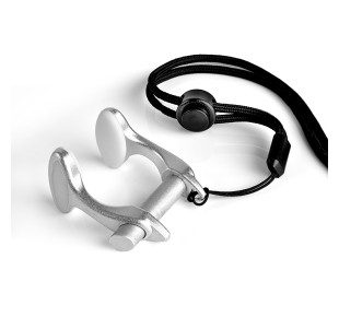 Nose clipy - svorky na nos - noseclip C4, ZETA alu, stříbrná