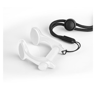 Nose clips - noseclip C4, ZETA plastic, white