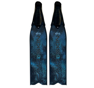 Fins - fins C4, MB001 CAMOSKIN OCEAN, carbon, hardness 30