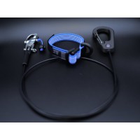 lanyard 29/71, Carbon, black / blue