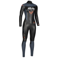 wetsuit C4, DYN UP 2/0,5mm single piece, woman