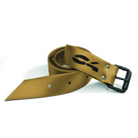 belt C4, Marseille silicone, plastic buckle, gold